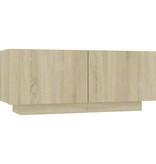 VidaXL Tv-meubel 100x35x40 cm spaanplaat sonoma eikenkleurig