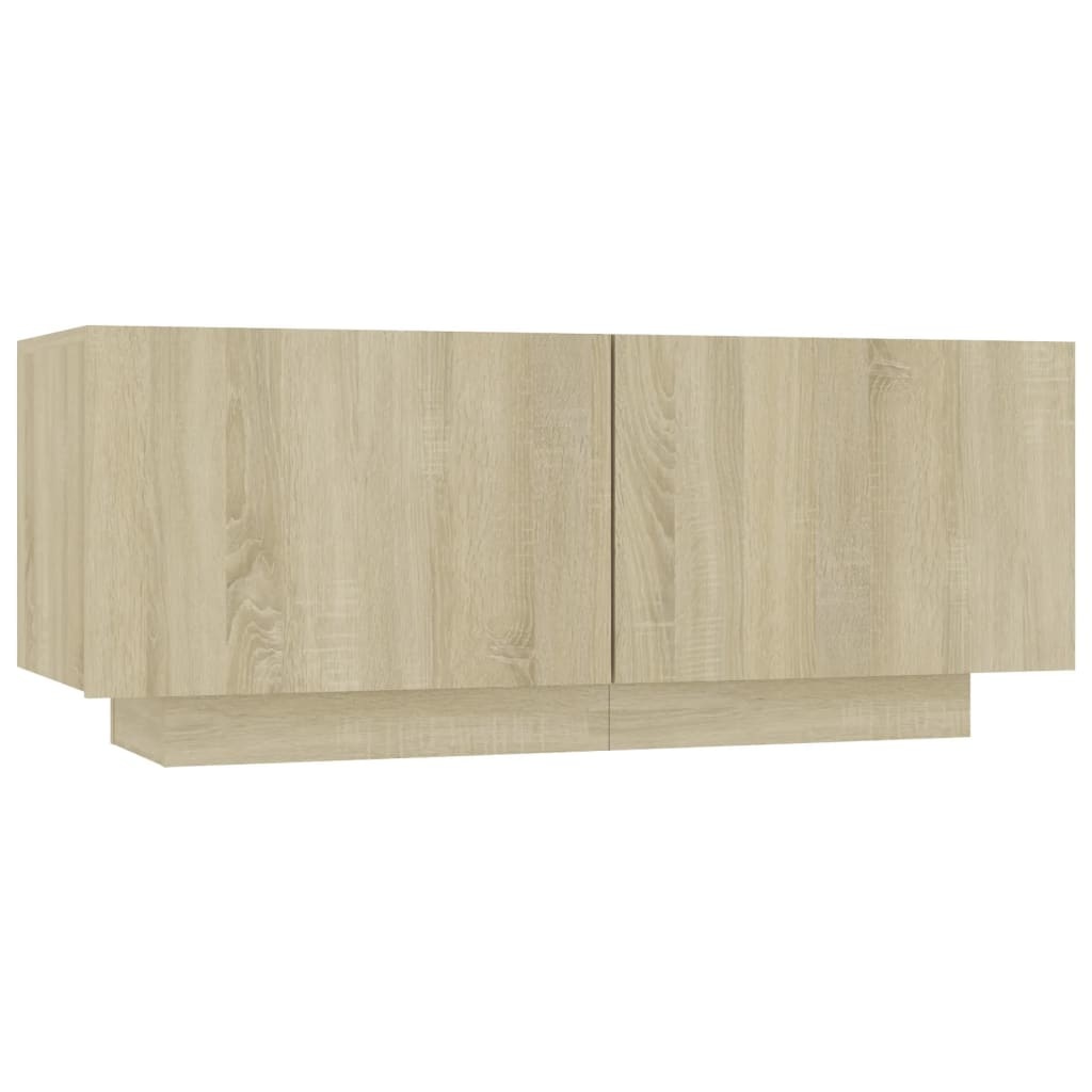 VidaXL Tv-meubel 100x35x40 cm spaanplaat sonoma eikenkleurig
