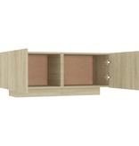 VidaXL Tv-meubel 100x35x40 cm spaanplaat sonoma eikenkleurig