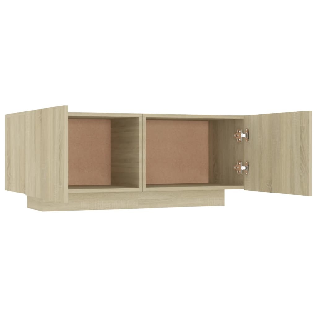 VidaXL Tv-meubel 100x35x40 cm spaanplaat sonoma eikenkleurig