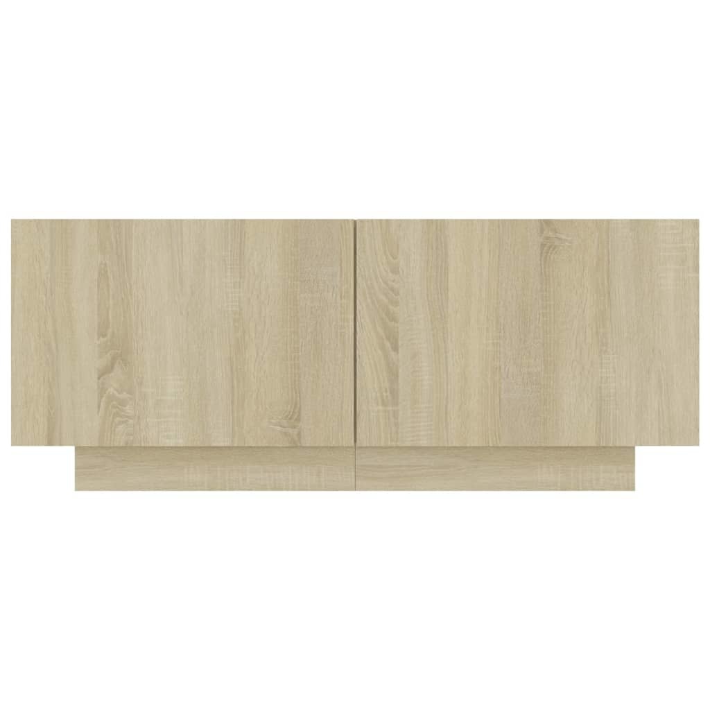 VidaXL Tv-meubel 100x35x40 cm spaanplaat sonoma eikenkleurig