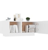 VidaXL Tv-meubel 100x35x40 cm bewerkt hout wit