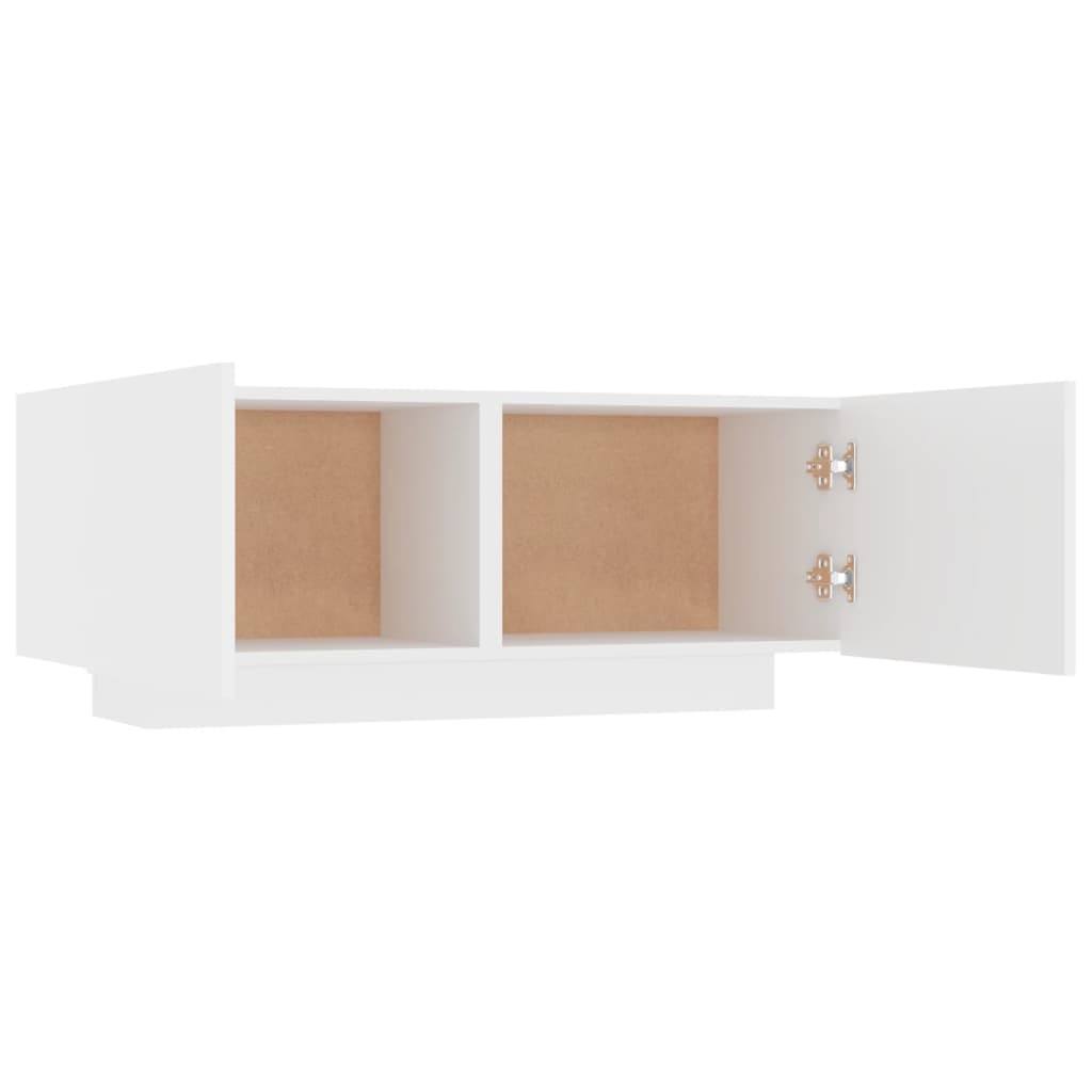 VidaXL Tv-meubel 100x35x40 cm bewerkt hout wit