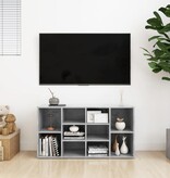 VidaXL Schoenenbank 103x30x54,5 cm spaanplaat betongrijs