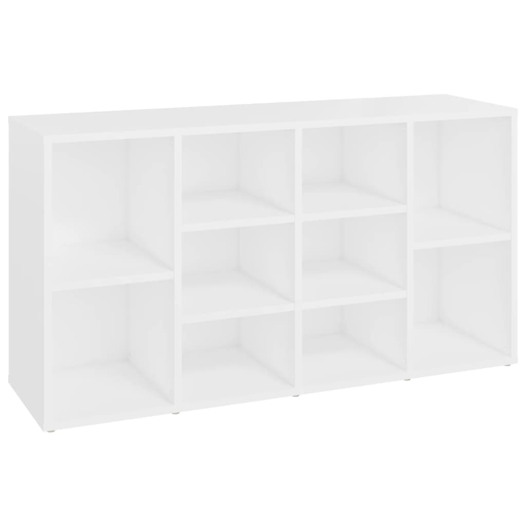 VidaXL Schoenenbank 103x30x54,5 cm bewerkt hout wit