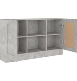VidaXL Dressoir 120x30,5x70 cm spaanplaat betongrijs