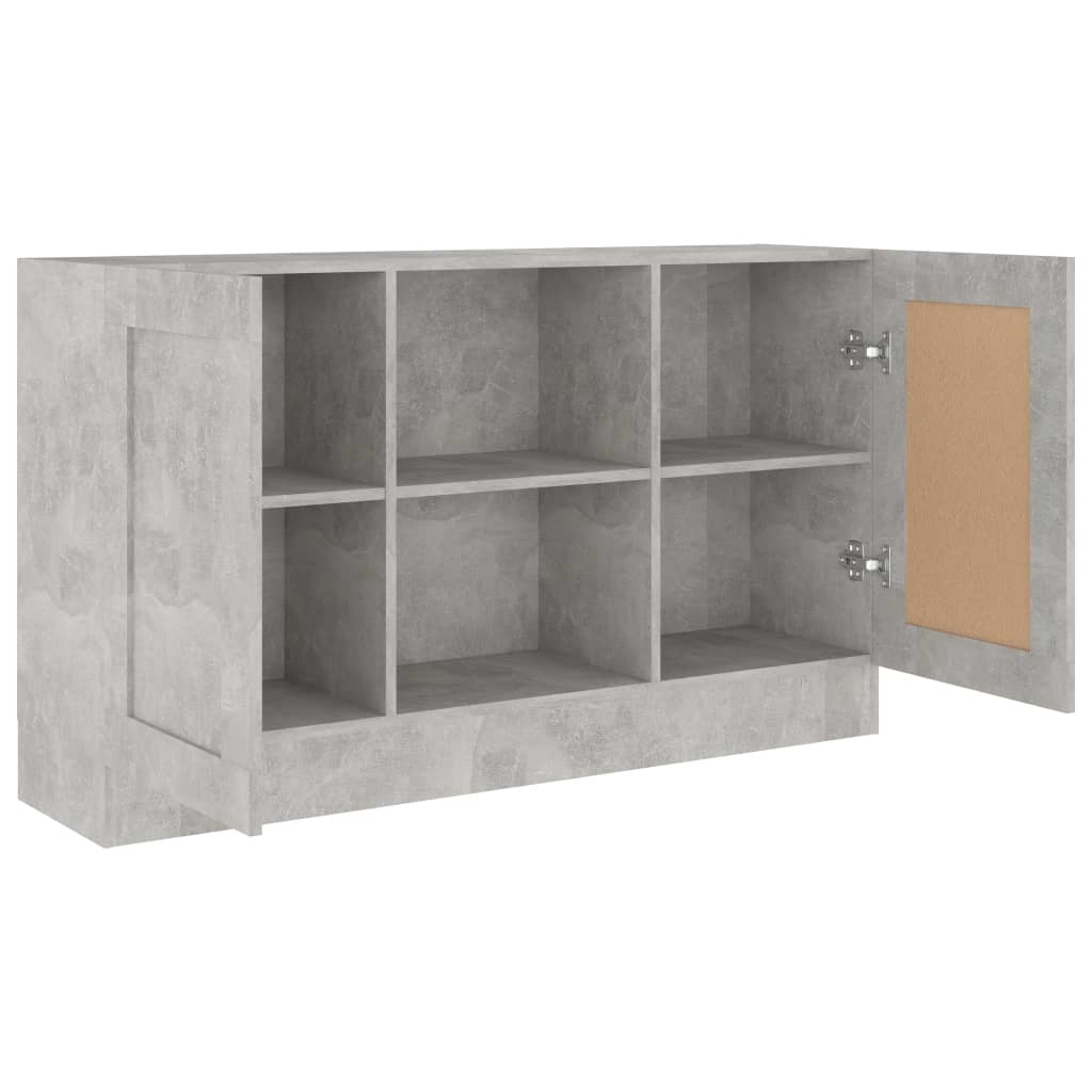 VidaXL Dressoir 120x30,5x70 cm spaanplaat betongrijs