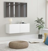 VidaXL Tv-meubel 80x30x30 cm bewerkt hout wit