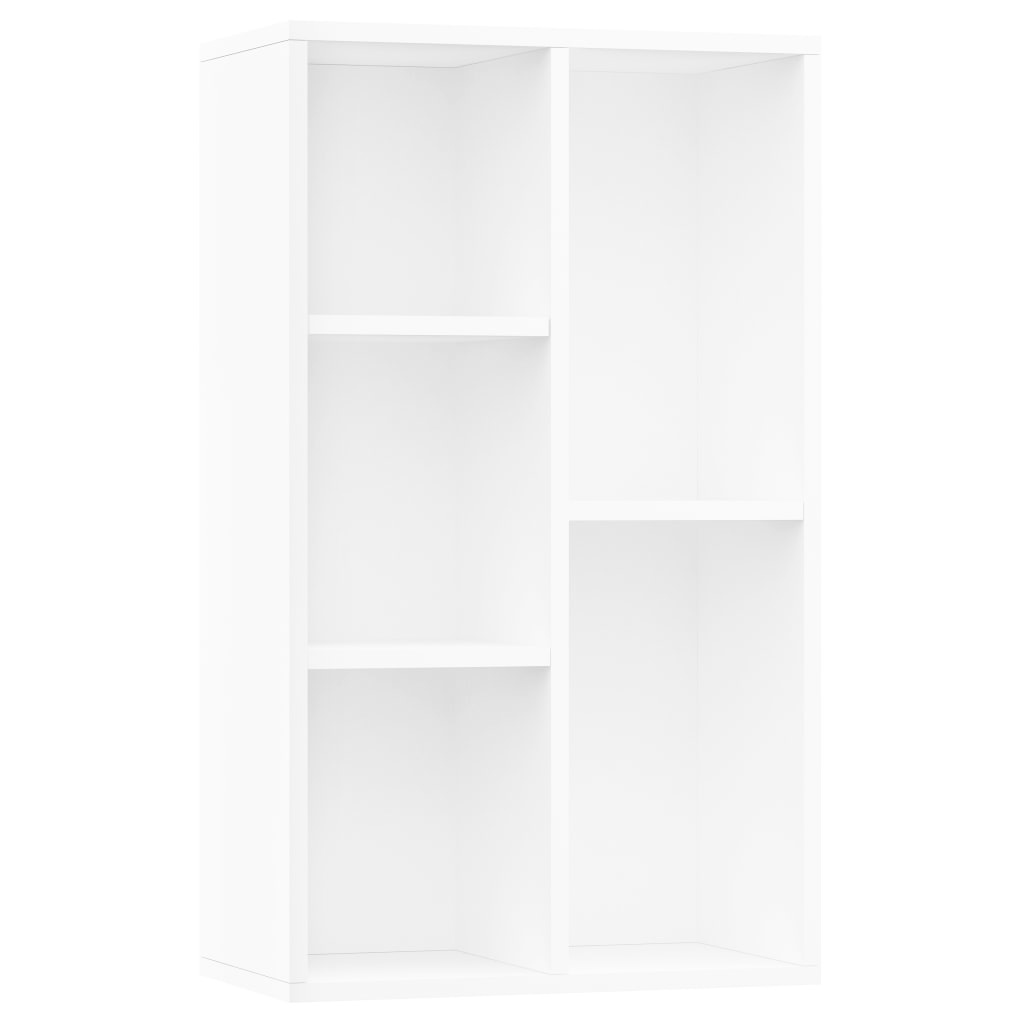 VidaXL Boekenkast/dressoir 50x25x80 cm spaanplaat wit