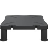 VidaXL Monitorstandaard 33,5x34x10,5 cm zwart