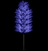 VidaXL Kerstboom 2000 LED's blauw licht kersenbloesem 500 cm