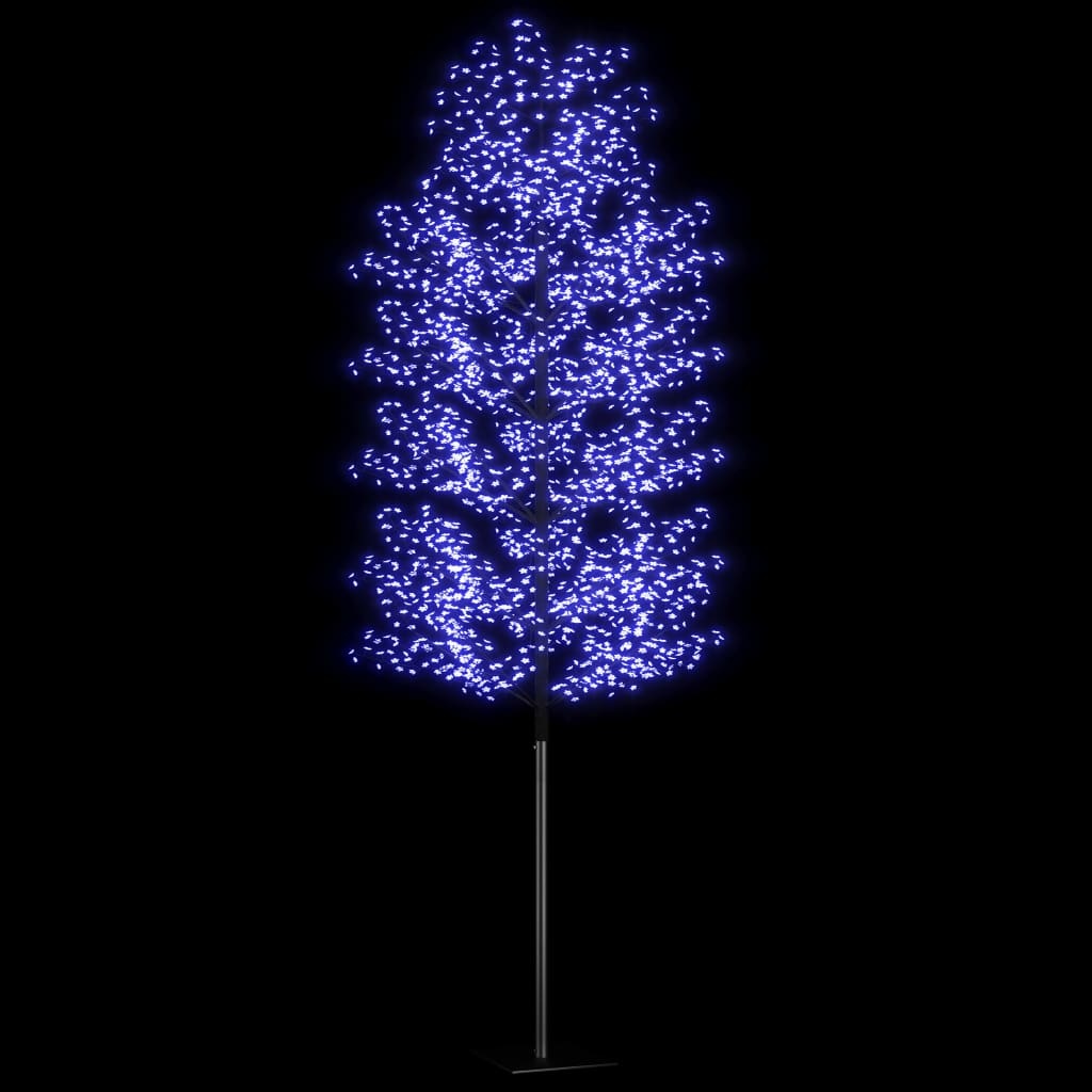 VidaXL Kerstboom 2000 LED's blauw licht kersenbloesem 500 cm