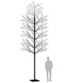 VidaXL Kerstboom 2000 LED's blauw licht kersenbloesem 500 cm