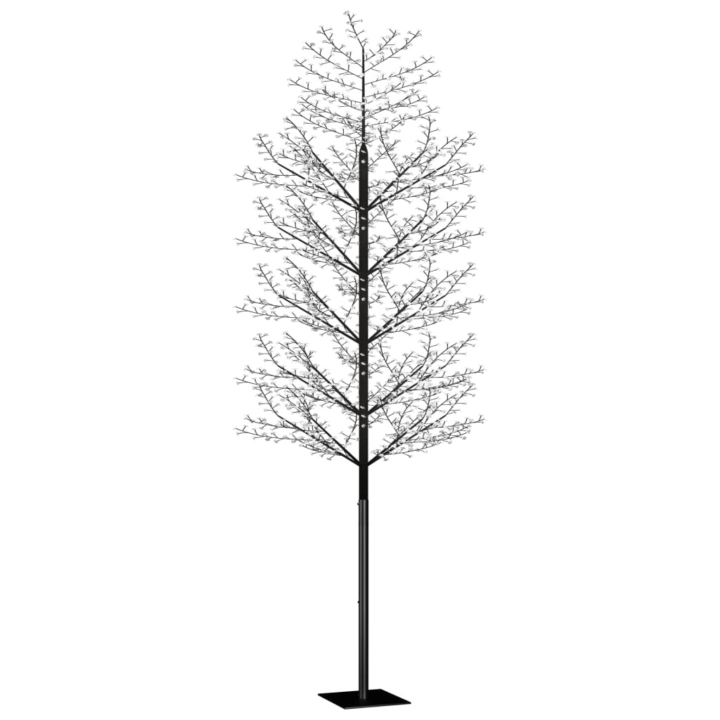 VidaXL Kerstboom 2000 LED's koudwit licht kersenbloesem 500 cm