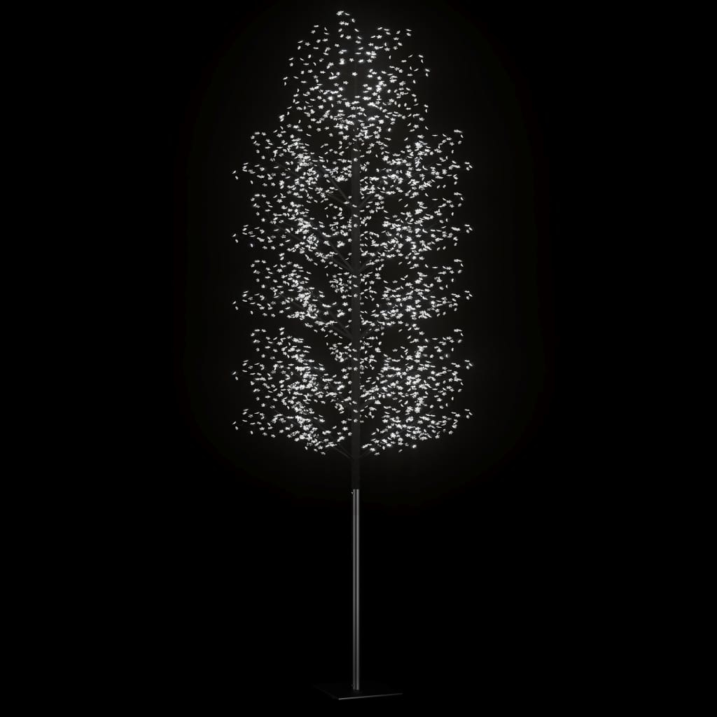 VidaXL Kerstboom 2000 LED's koudwit licht kersenbloesem 500 cm