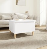 VidaXL Bijzettafel 50x46x35 cm bewerkt hout wit