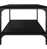 VidaXL Salontafel 80x50x40 cm bewerkt hout zwart