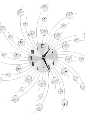 VidaXL Wandklok met quartz-mechanisme 50 cm modern ontwerp