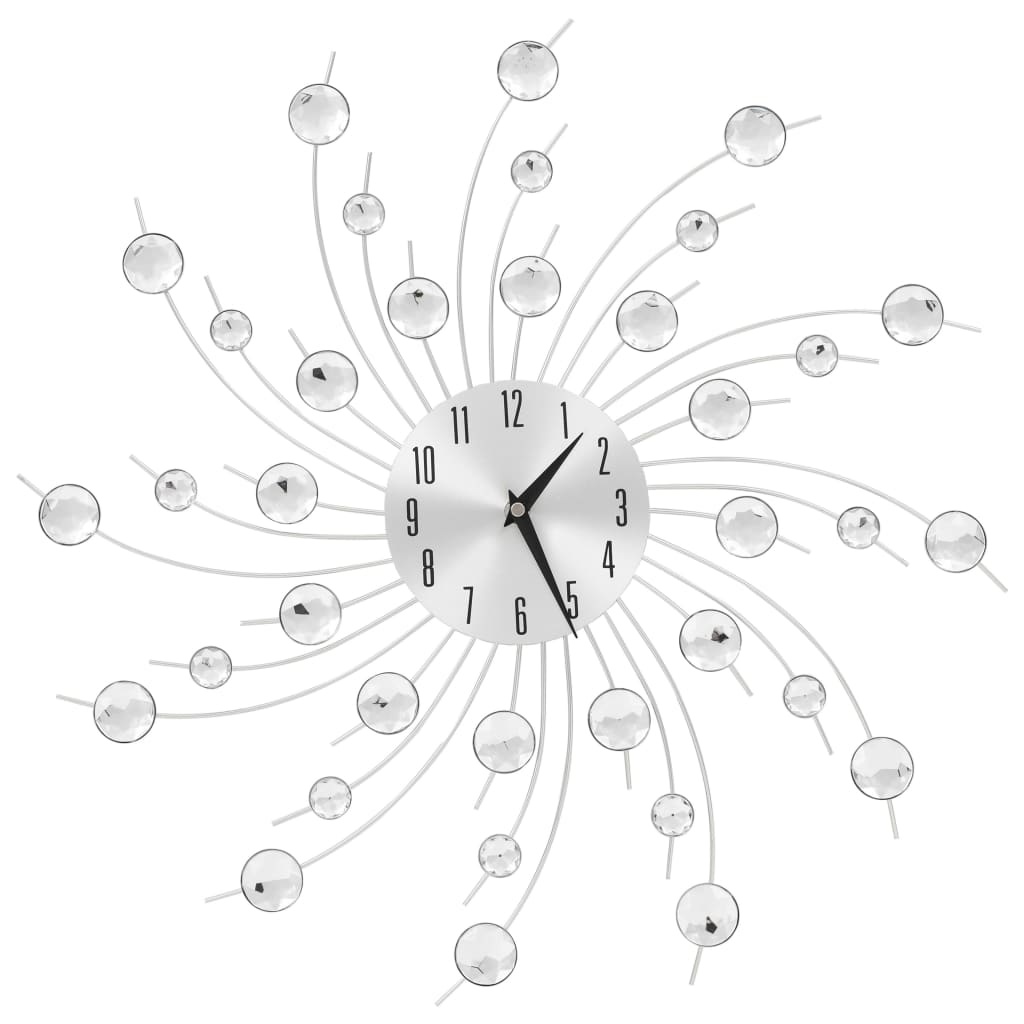 VidaXL Wandklok met quartz-mechanisme 50 cm modern ontwerp