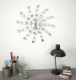 VidaXL Wandklok met quartz-mechanisme 50 cm modern ontwerp