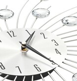 VidaXL Wandklok met quartz-mechanisme 50 cm modern ontwerp