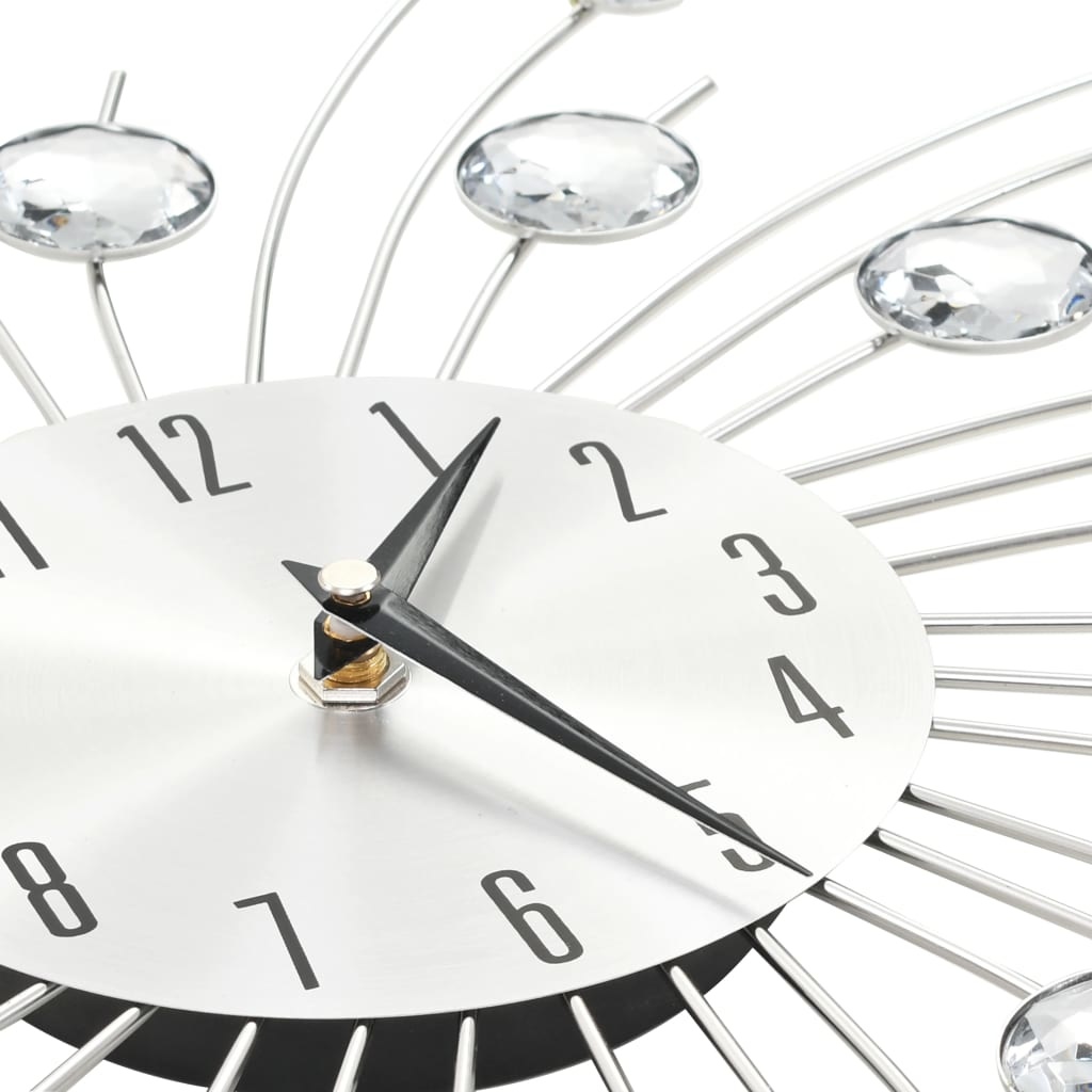VidaXL Wandklok met quartz-mechanisme 50 cm modern ontwerp