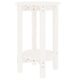 VidaXL Salontafel Ø 40x60 cm massief grenenhout wit