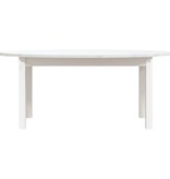 VidaXL Salontafel 110x55x45 cm massief grenenhout wit