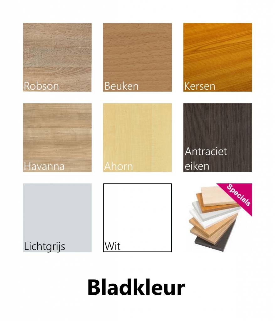 Bureau Vergadertafel O-Poot