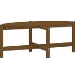 VidaXL Salontafel 118x63x45 cm massief grenenhout honingbruin