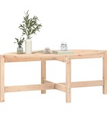 VidaXL Salontafel 118x63x45 cm massief grenenhout