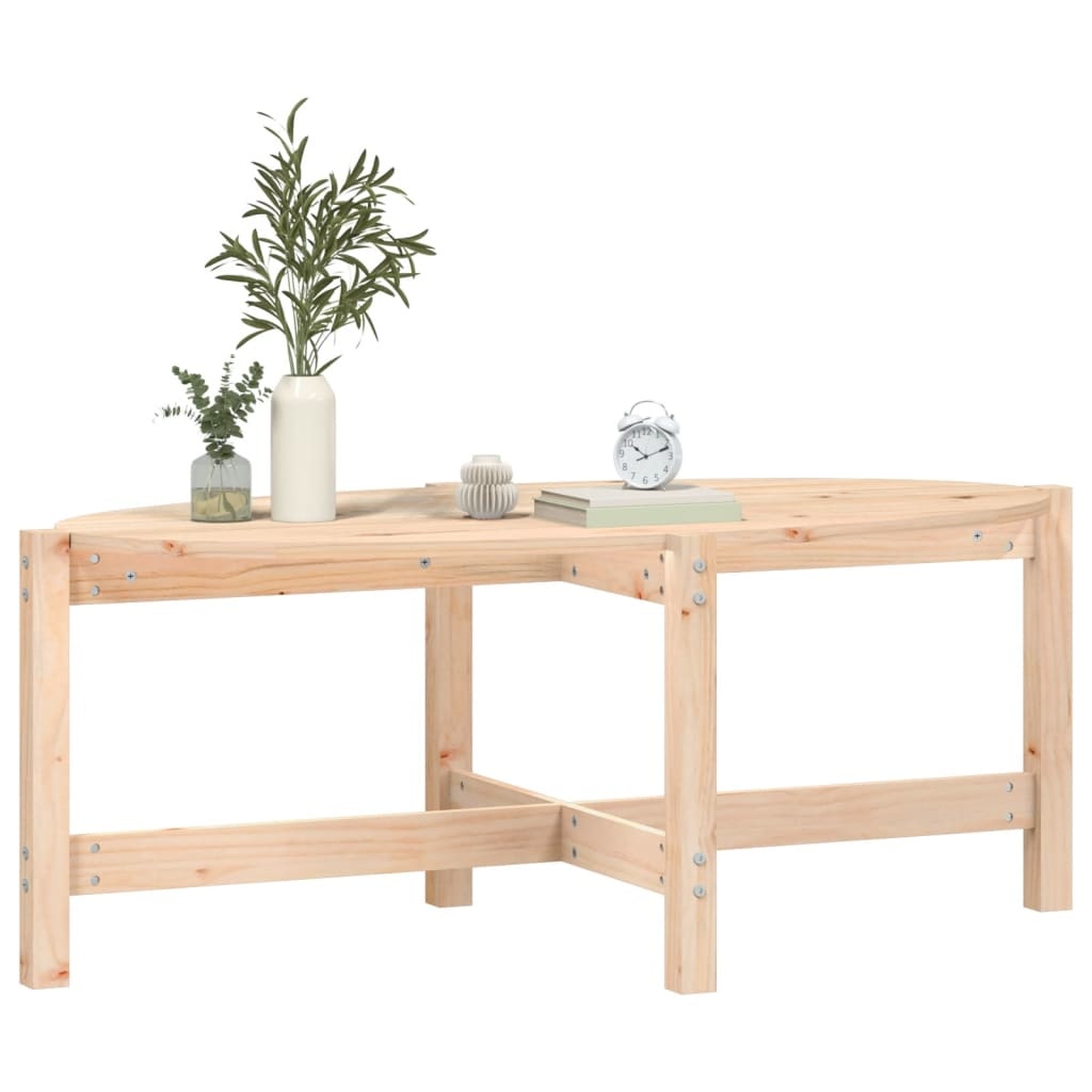 VidaXL Salontafel 118x63x45 cm massief grenenhout
