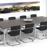 Vergadertafel Aluminium Frame
