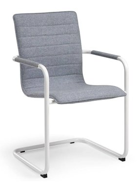 Vergaderstoel Design wit Frame