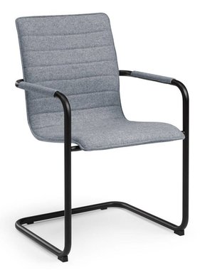 Vergaderstoel Design zwart Frame