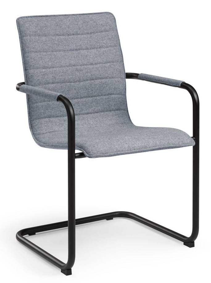 Vergaderstoel Design zwart Frame