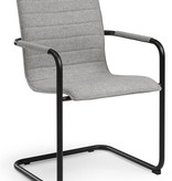 Vergaderstoel Design zwart Frame