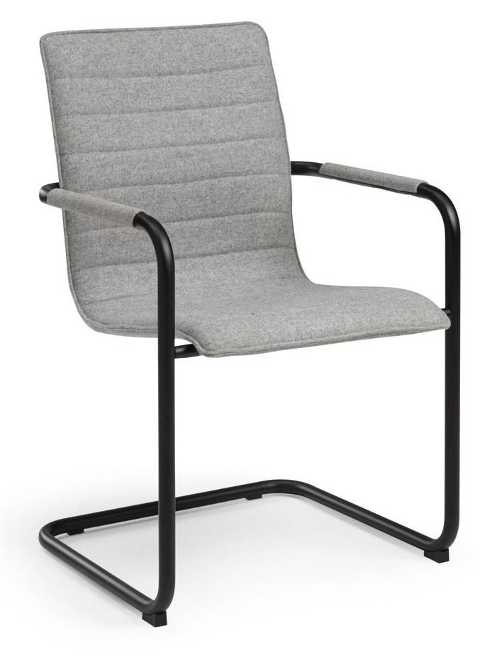 Vergaderstoel Design zwart Frame