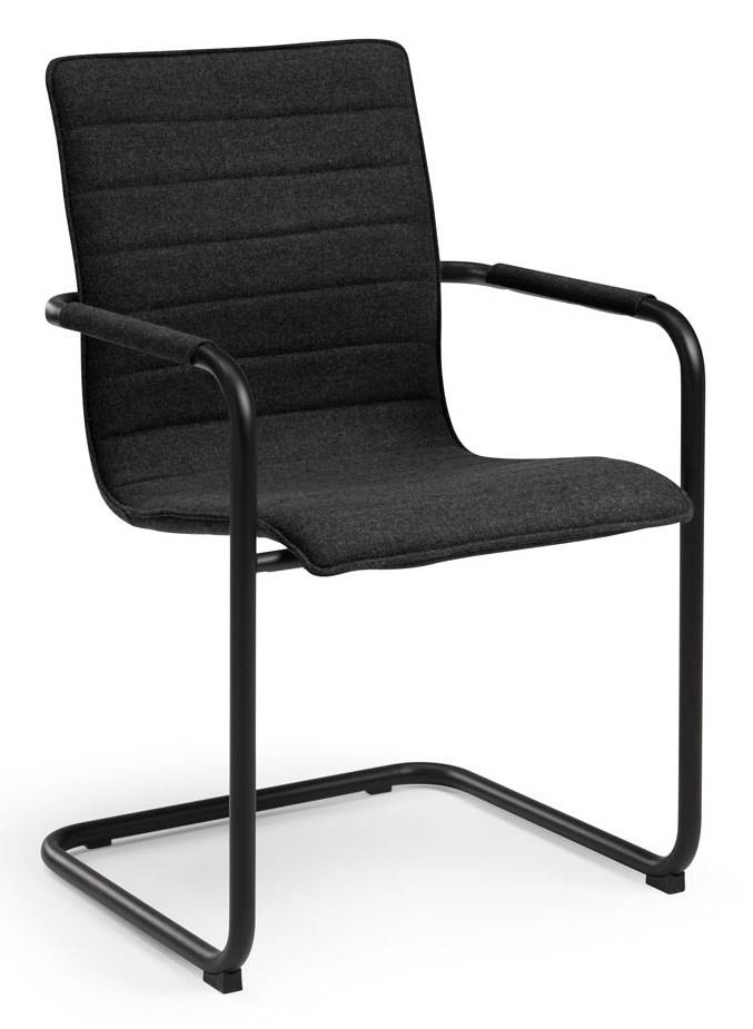 Vergaderstoel Design zwart Frame