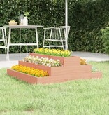 VidaXL Plantenbak 80x80x27 cm massief douglashout