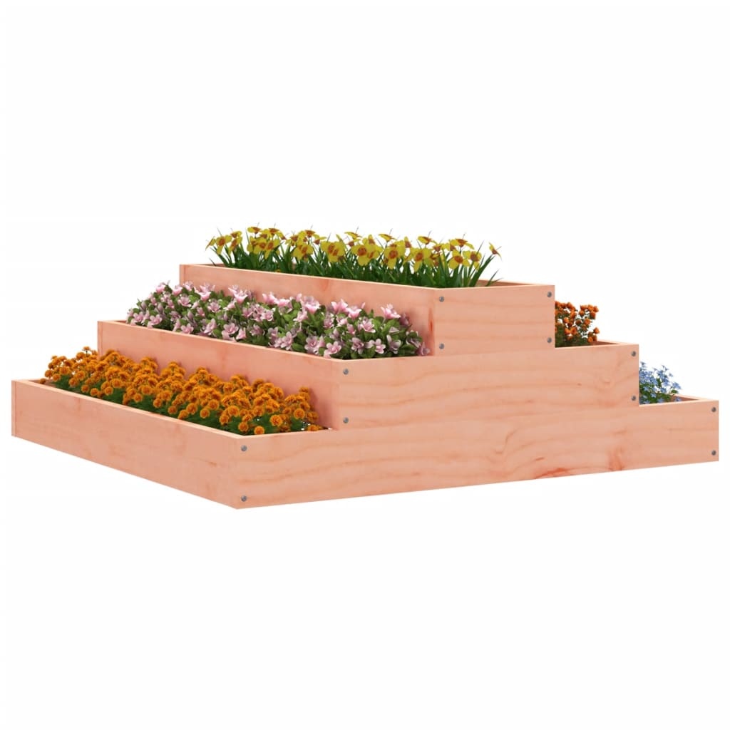 VidaXL Plantenbak 80x80x27 cm massief douglashout