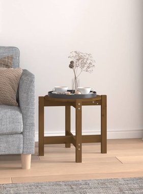VidaXL Salontafel Ø 52,5x45 cm massief grenenhout honingbruin