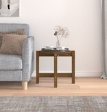 VidaXL Salontafel Ø 52,5x45 cm massief grenenhout honingbruin