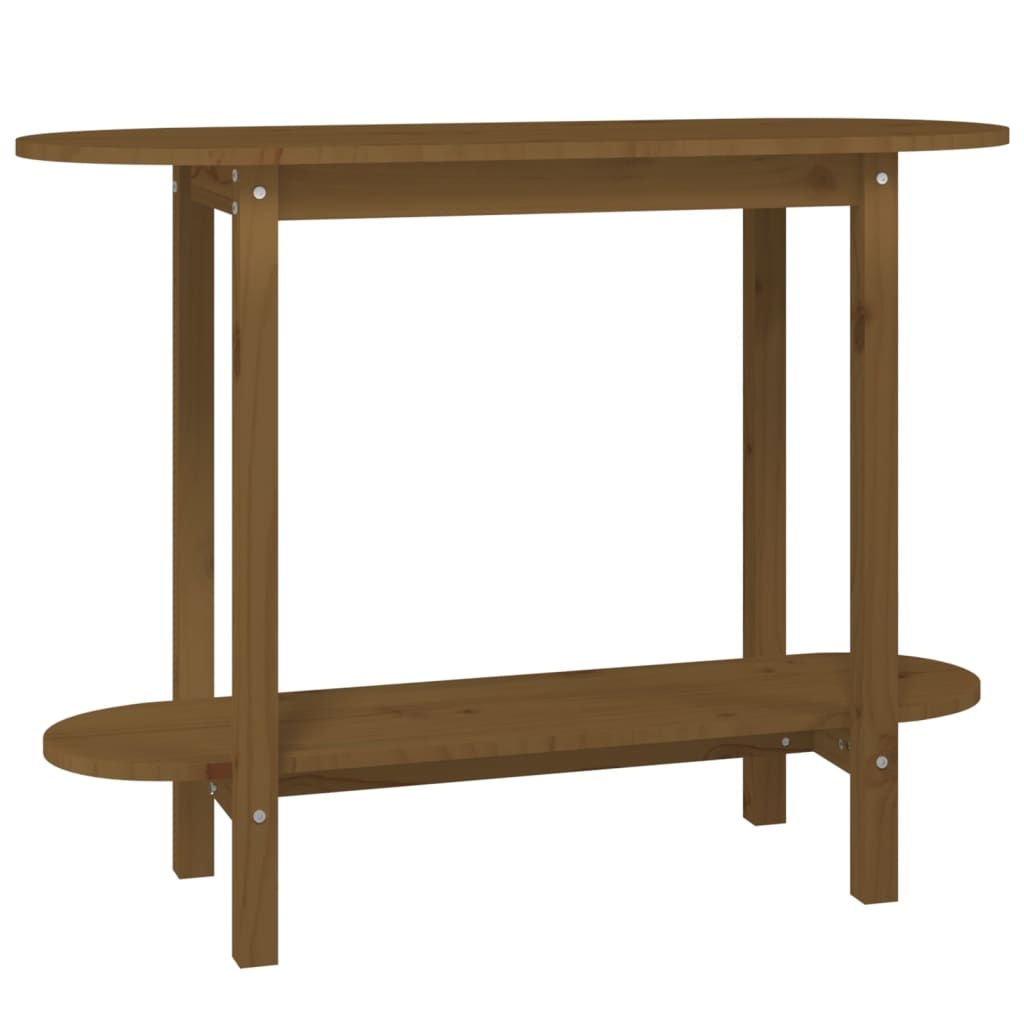 VidaXL Wandkast 110x40x80 cm massief grenenhout honingbruin
