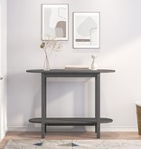 VidaXL Wandtafel 110x40x80 cm massief grenenhout grijs