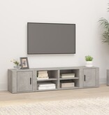 VidaXL Tv-meubels 2 st 80x31,5x36 cm bewerkt hout betongrijs