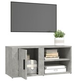 VidaXL Tv-meubels 2 st 80x31,5x36 cm bewerkt hout betongrijs