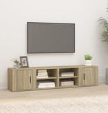 VidaXL Tv-meubels 2 st 80x31,5x36 cm bewerkt hout sonoma eikenkleurig