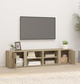 VidaXL Tv-meubels 2 st 80x31,5x36 cm bewerkt hout sonoma eikenkleurig
