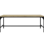 VidaXL Salontafel 100x50x35 cm bewerkt hout sonoma eikenkleurig